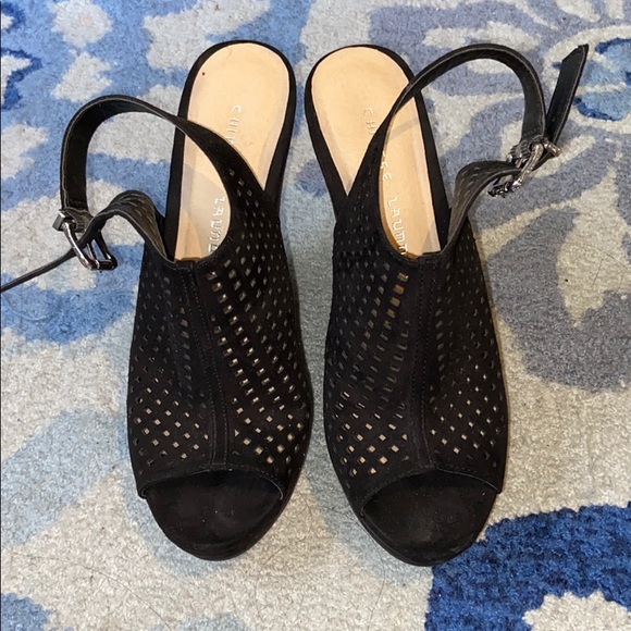 Chinese Laundry Shoes - black wedges